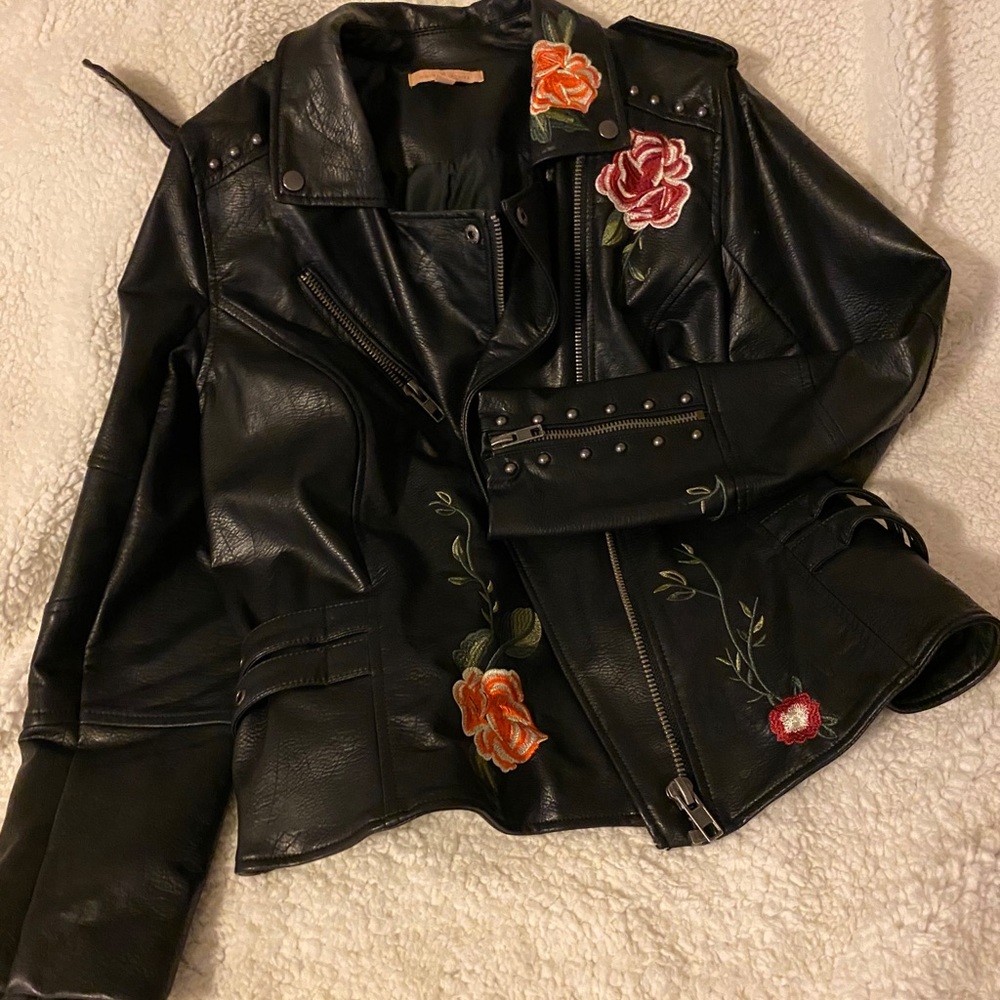 Faux Leather Jacket
